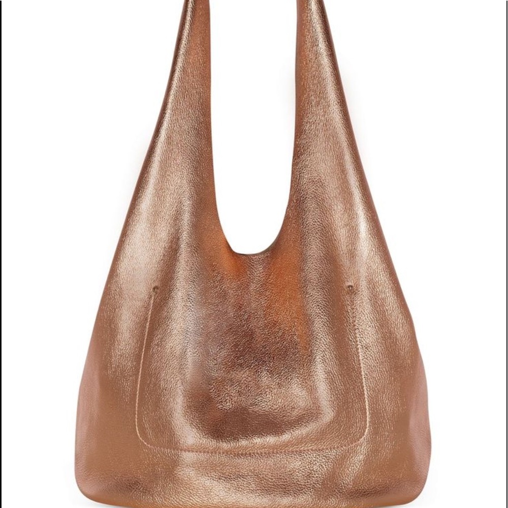 Rose Gold Vince Camuto Genuine Leather Bag