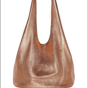 Rose Gold Vince Camuto Genuine Leather Bag