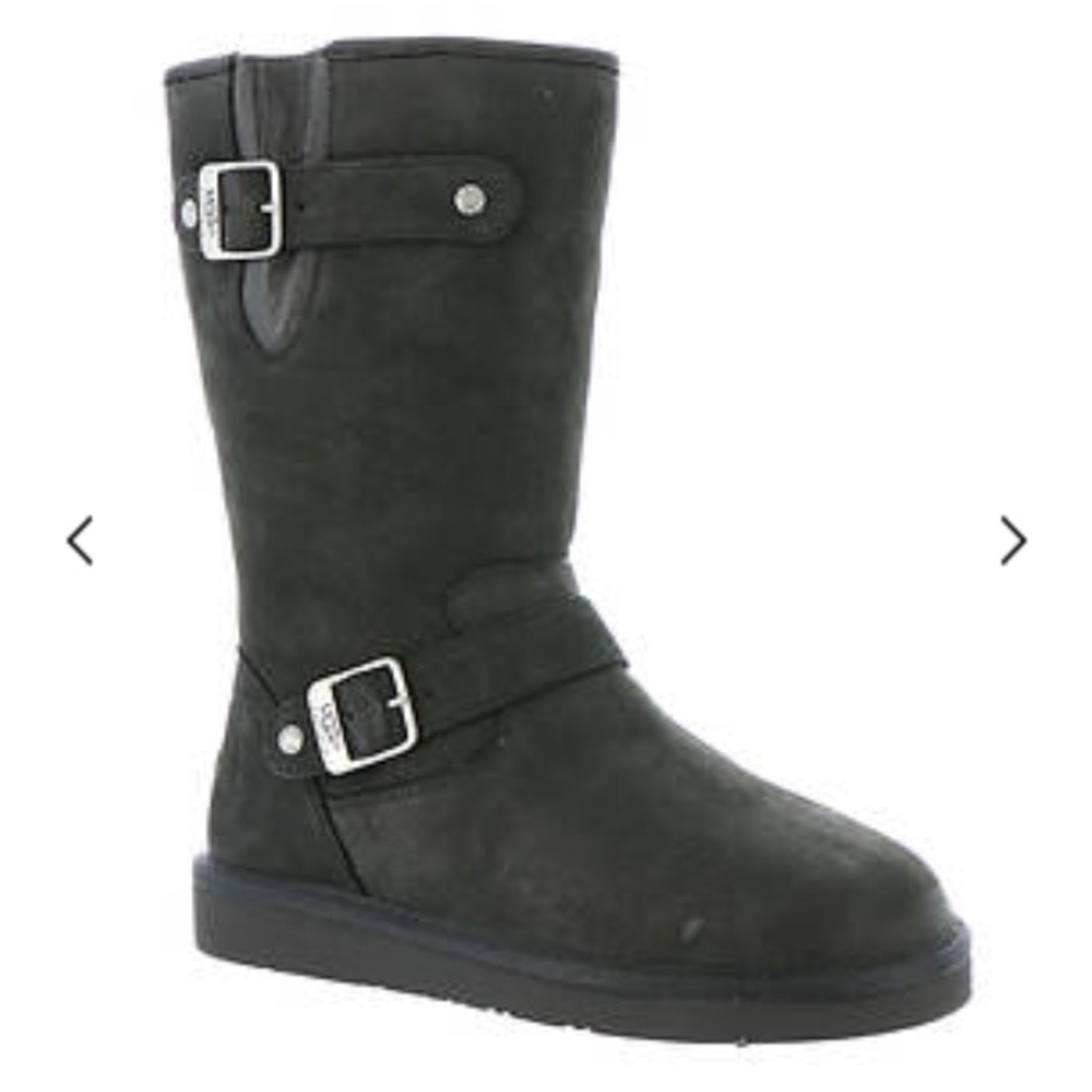 UGG Women's Sutter Waterproof Leather Buckle Boot