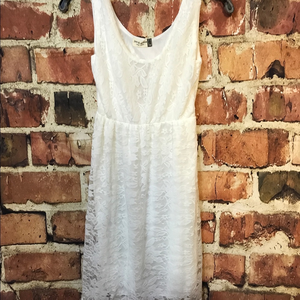 White lace sundress