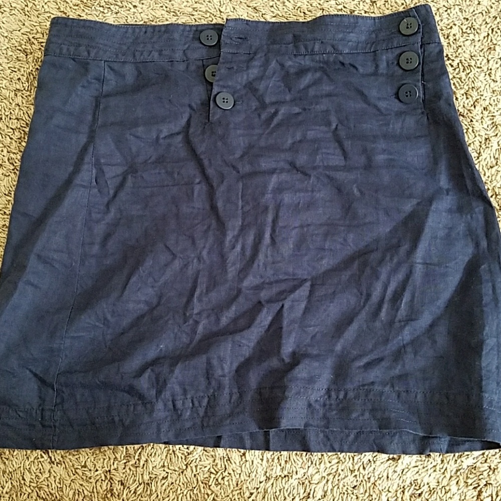 Navy blue skirt