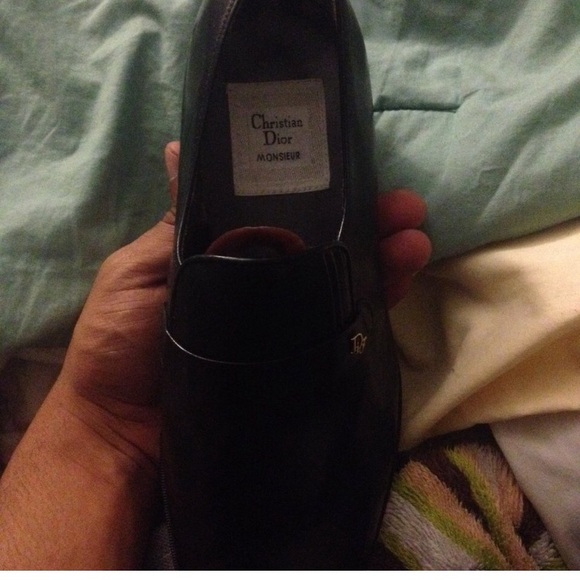 VINTAGE DIOR LEATHER LOAFERS - Picture 3 of 4