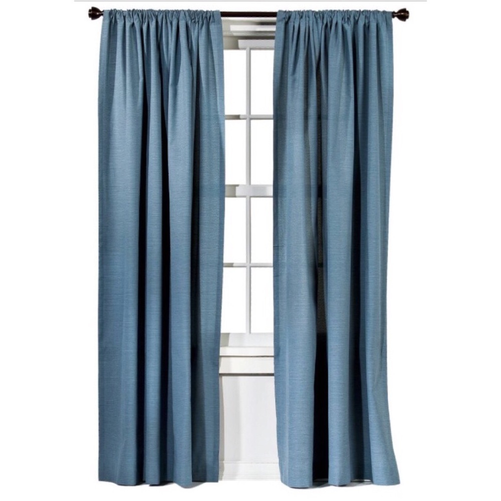 NWT BUNDLE Blue Curtain Panels (2)