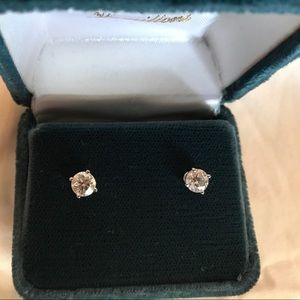 1.53 Diamond Studs. SI2 H. Standard 14k mount.