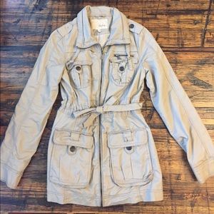 Daytrip Khaki Military/Utility Style Jacket