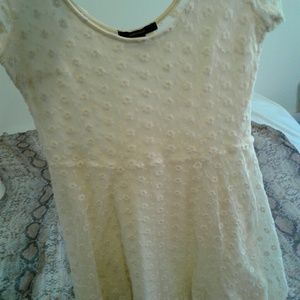 Off white A line dress