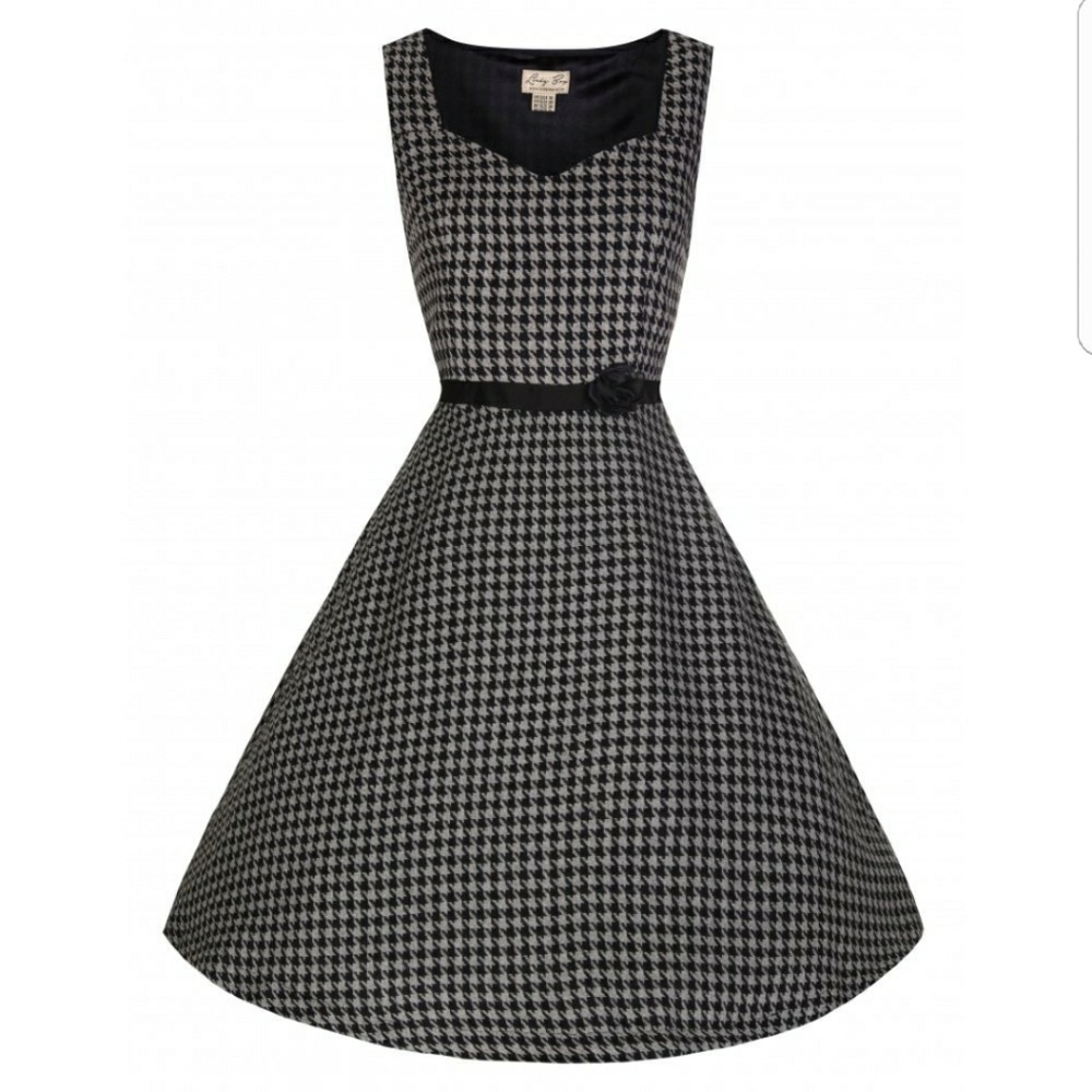 Lindy Bop Houndstooth plus size dress (w/tags)