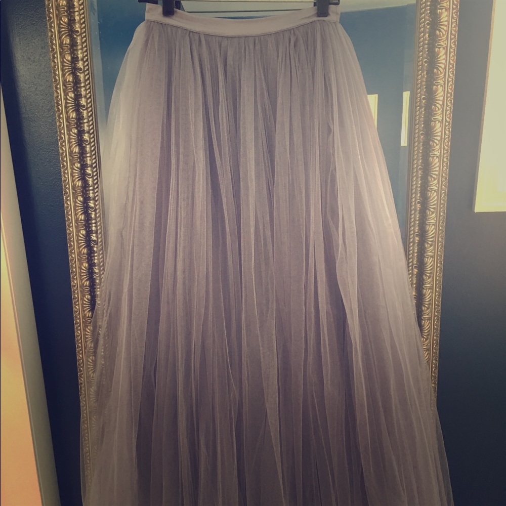 ASOS Little Mistress long tulle skirt in lavender