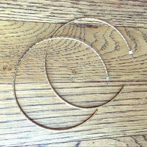 Extra Large Golden Earrings