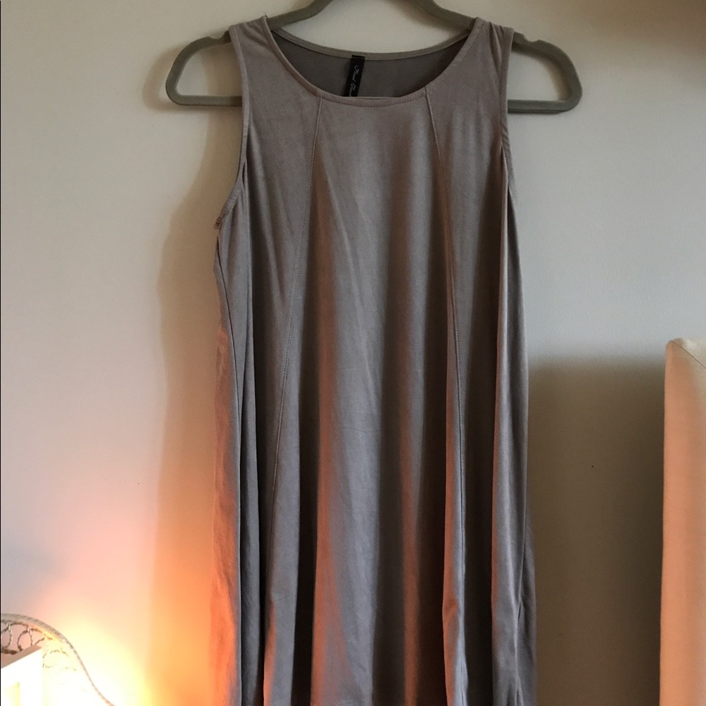 Suede Tan Dress