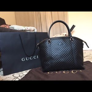 NOTFORSALE-Gucci medium black satchel