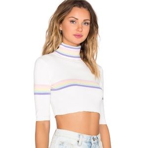 UNIF Turtle Neck Crop Top size S