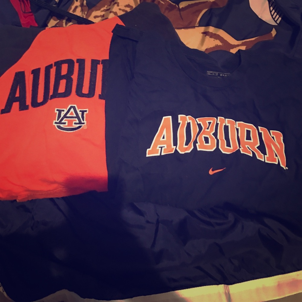 Auburn Sweatshirt and Nike Long Sleeve Tee Shirt