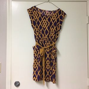 LSU purple and gold dress