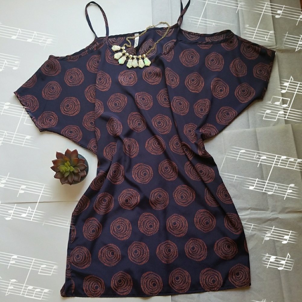 Cherish USA Cut Out Shoulder Dress, Like New
