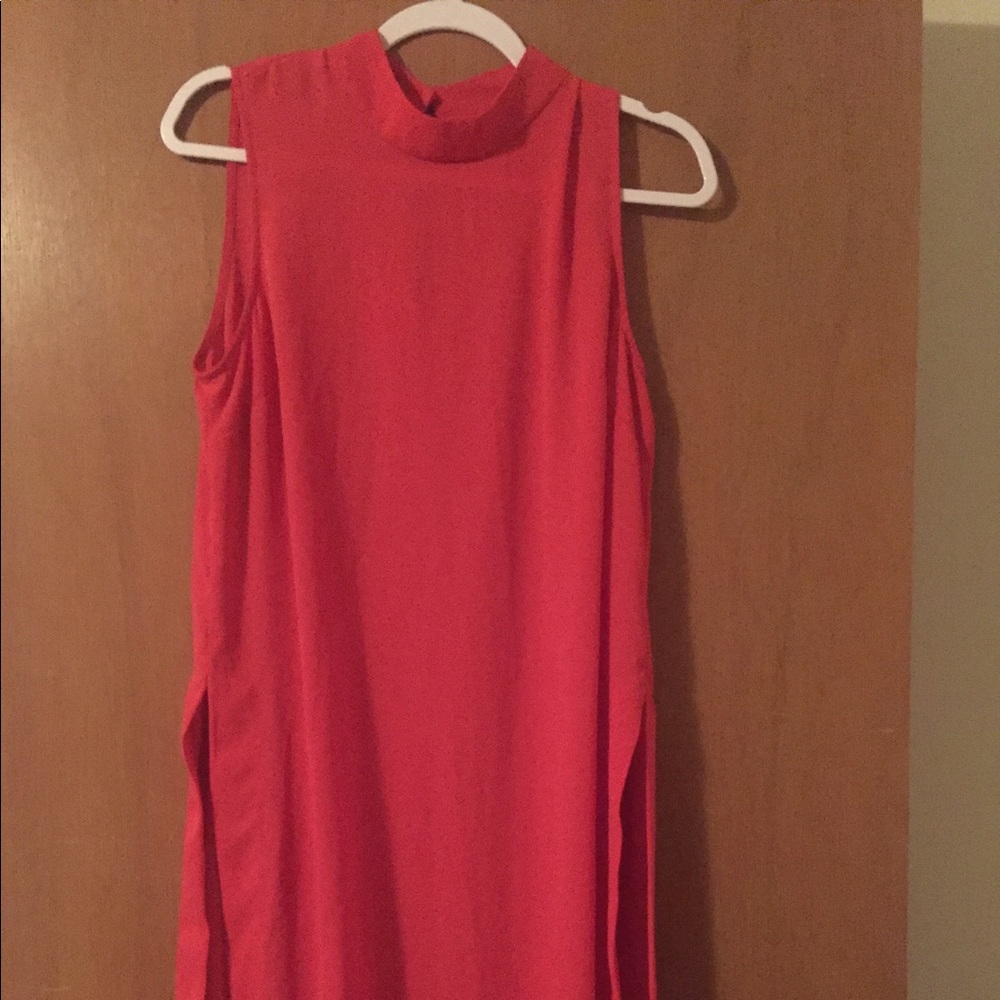 Sleeveless Mock Neck Tunic