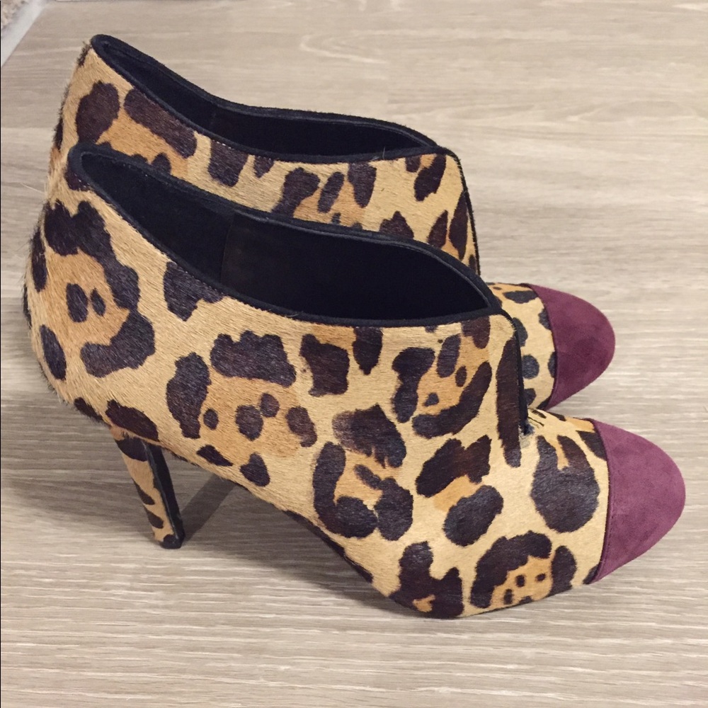 Jessica Simpson Leopard Combo Heels
