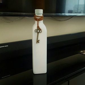 White bottle for decoration
