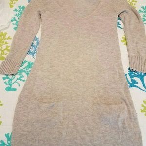 Soft knit Express sweater dress w/pockets