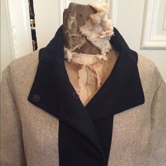 NOT FOR SALE : Block colored long coat - Picture 3 of 4