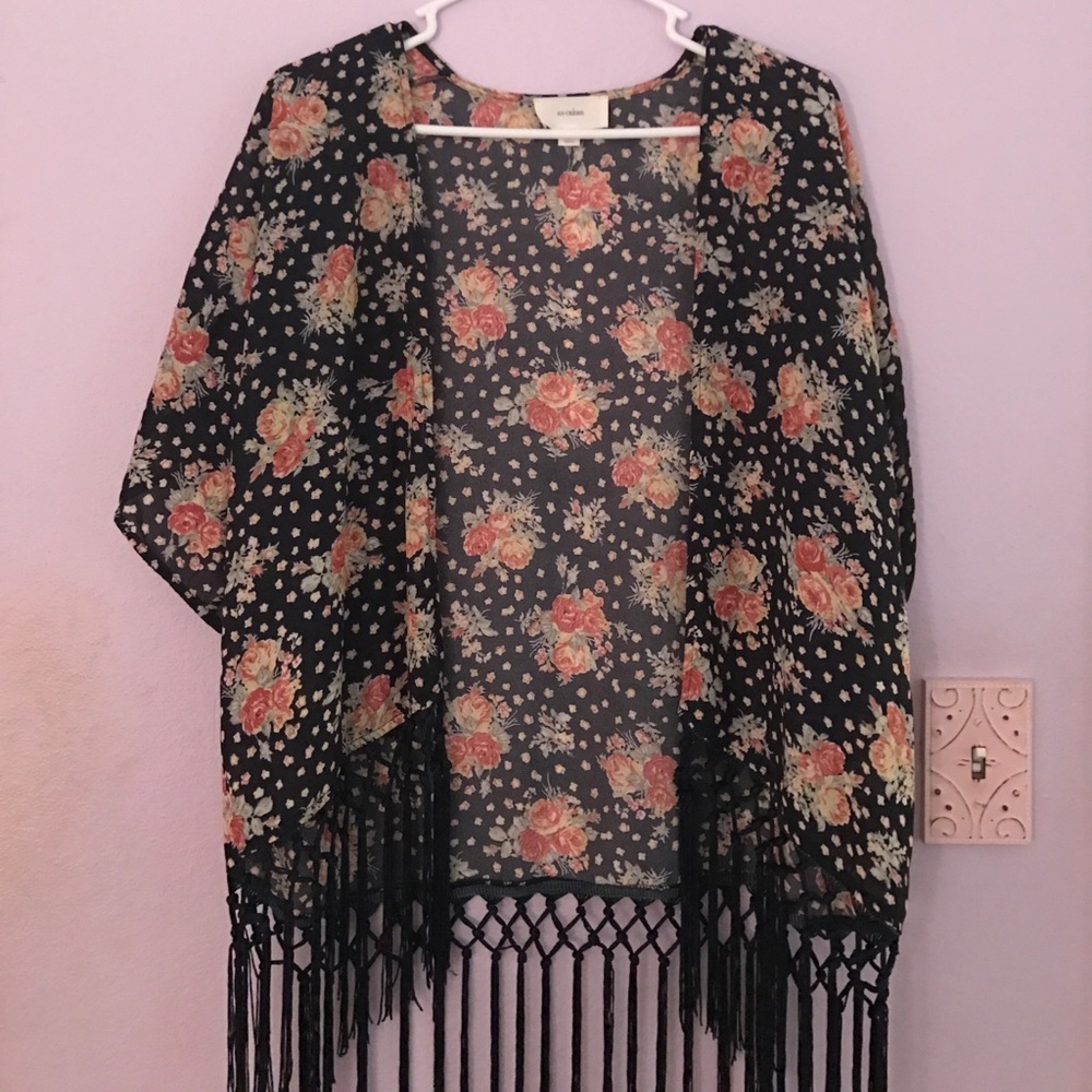 Short sleeve kimono