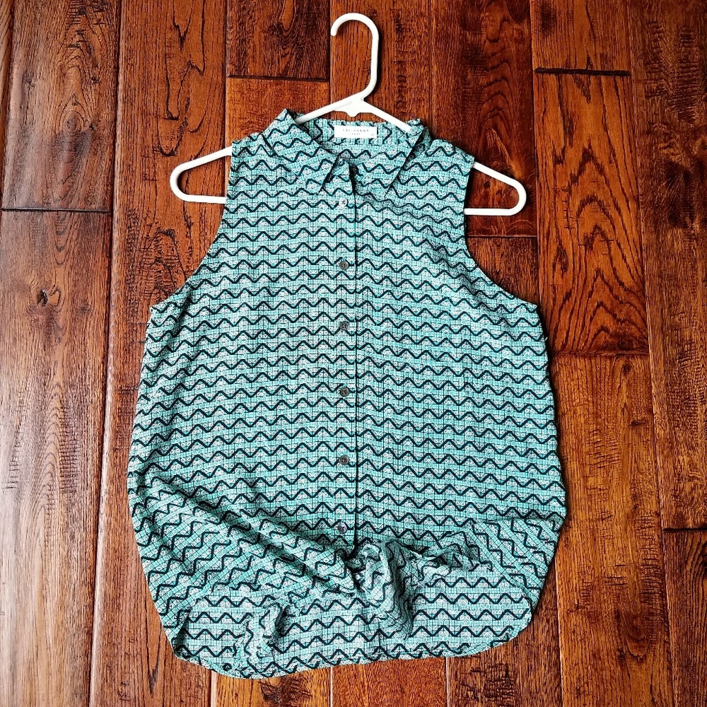 Equipment silk tie blouse