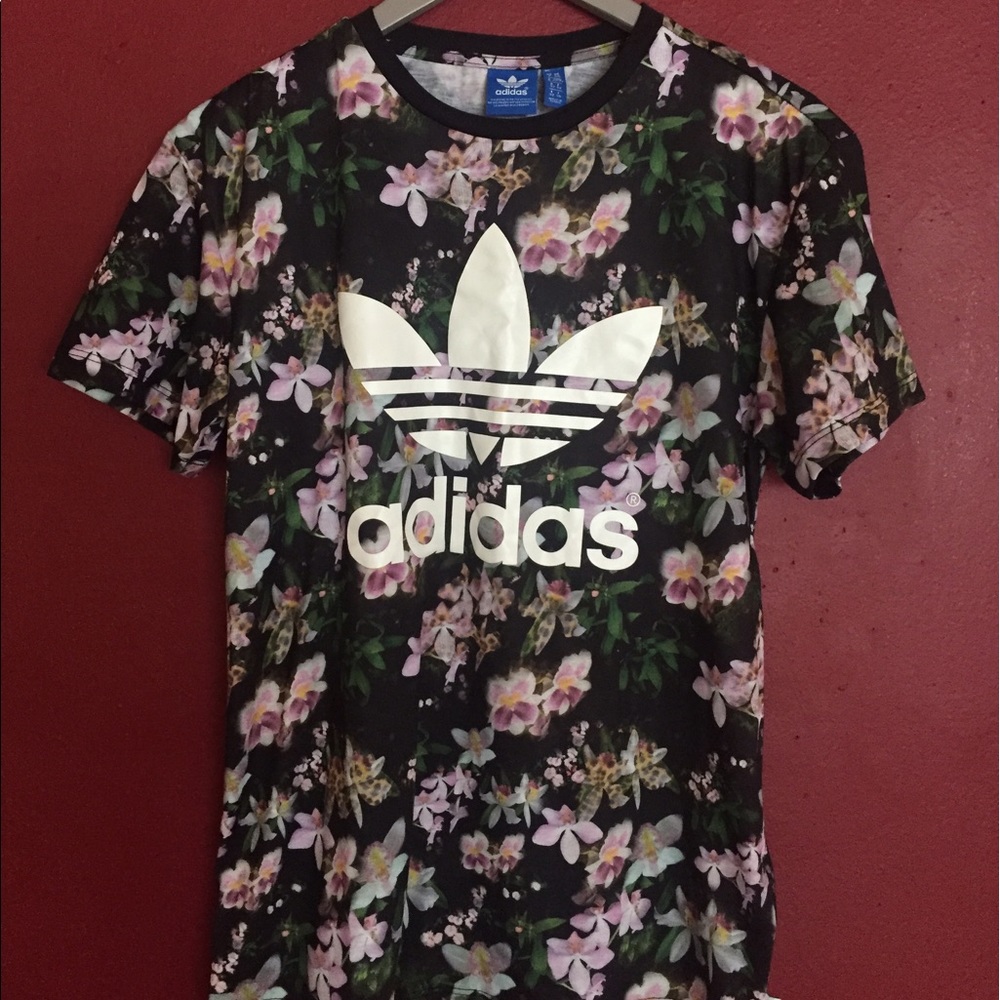 Women's adidas oversized tee.