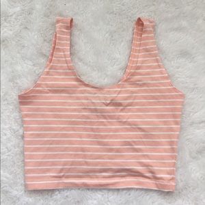 Peach Crop Top