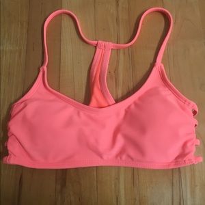 Salmon bathing suit top