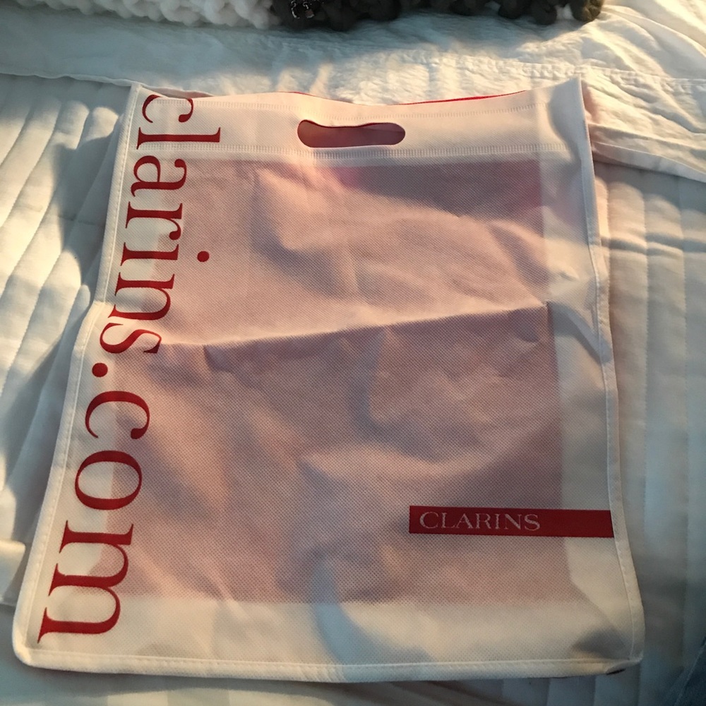 Clarins makeup tote