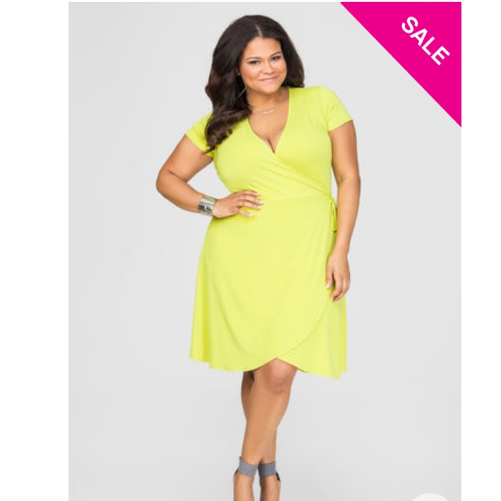 Ashley Stewart Faux Wrap Dress