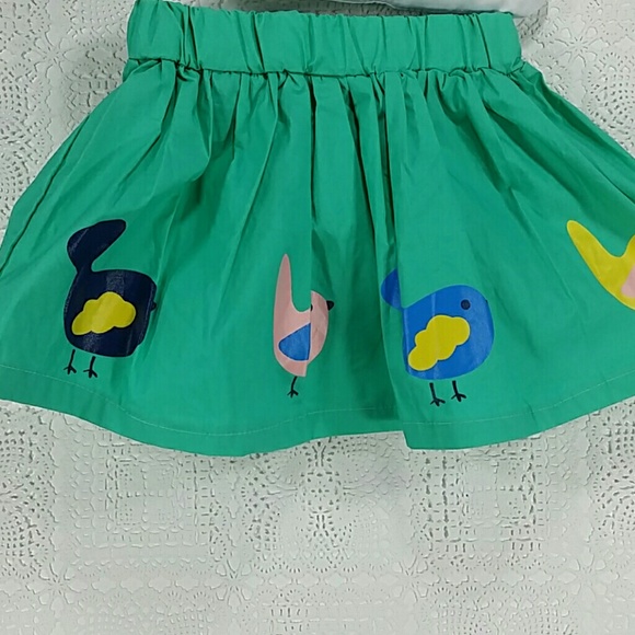 Green Birds 2 pc set top and skirt. Kids  :) - Picture 5 of 7