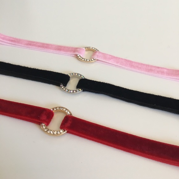 FINAL PRICE• Velvet o-ring Choker • choose 1 color - Picture 3 of 5