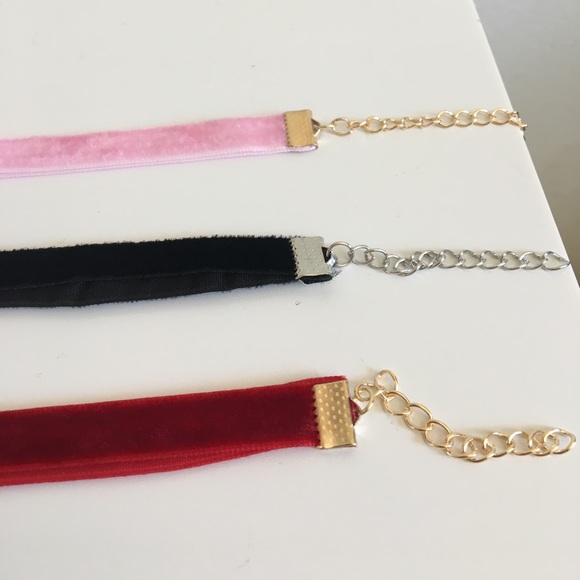 FINAL PRICE• Velvet o-ring Choker • choose 1 color - Picture 4 of 5