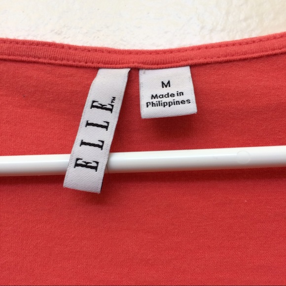 ☀️SALE! 🎈5/$15 Coral criss-cross top - Picture 4 of 4