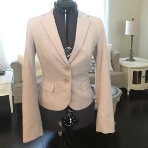 Neutral Fitted Blazer