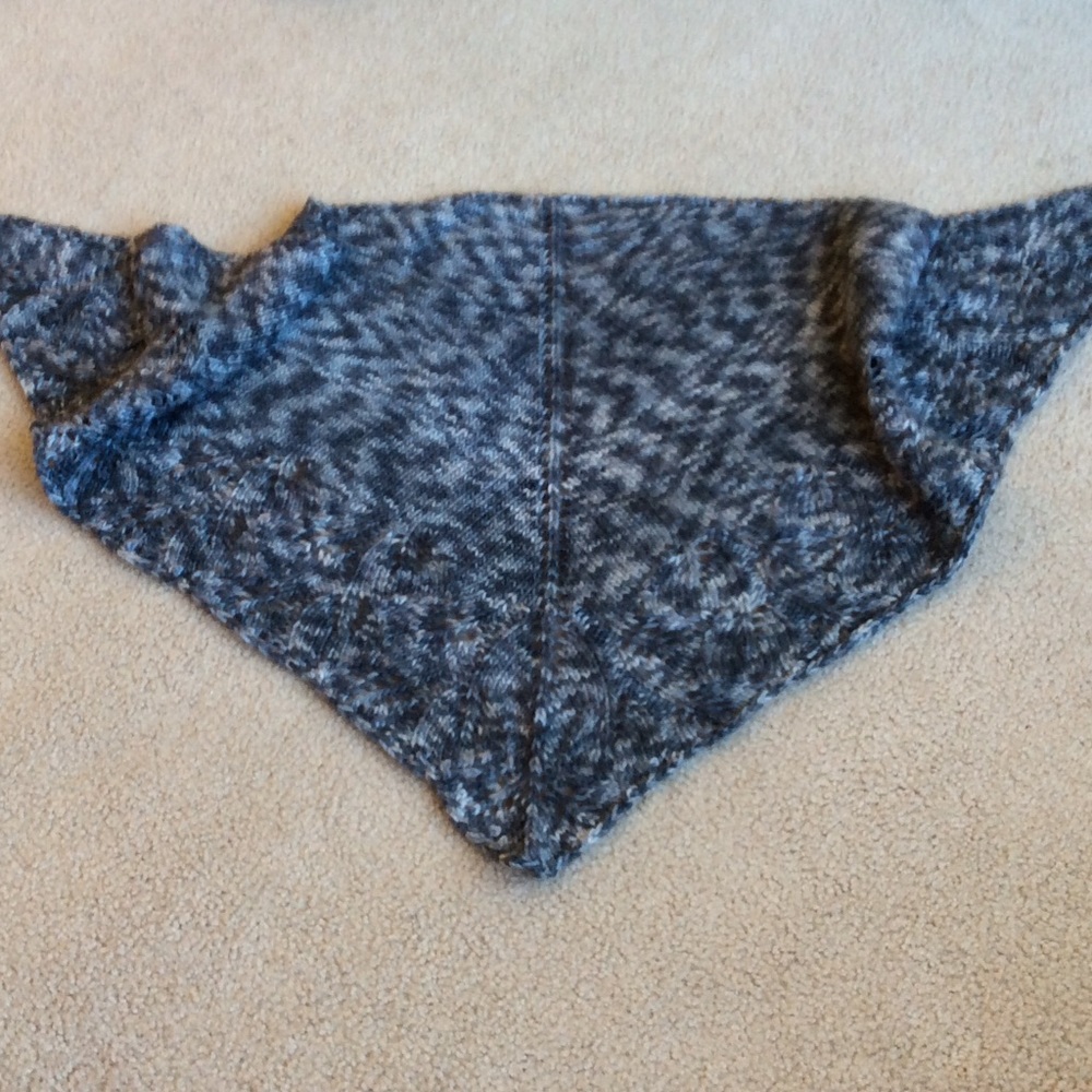 Knit shawl
