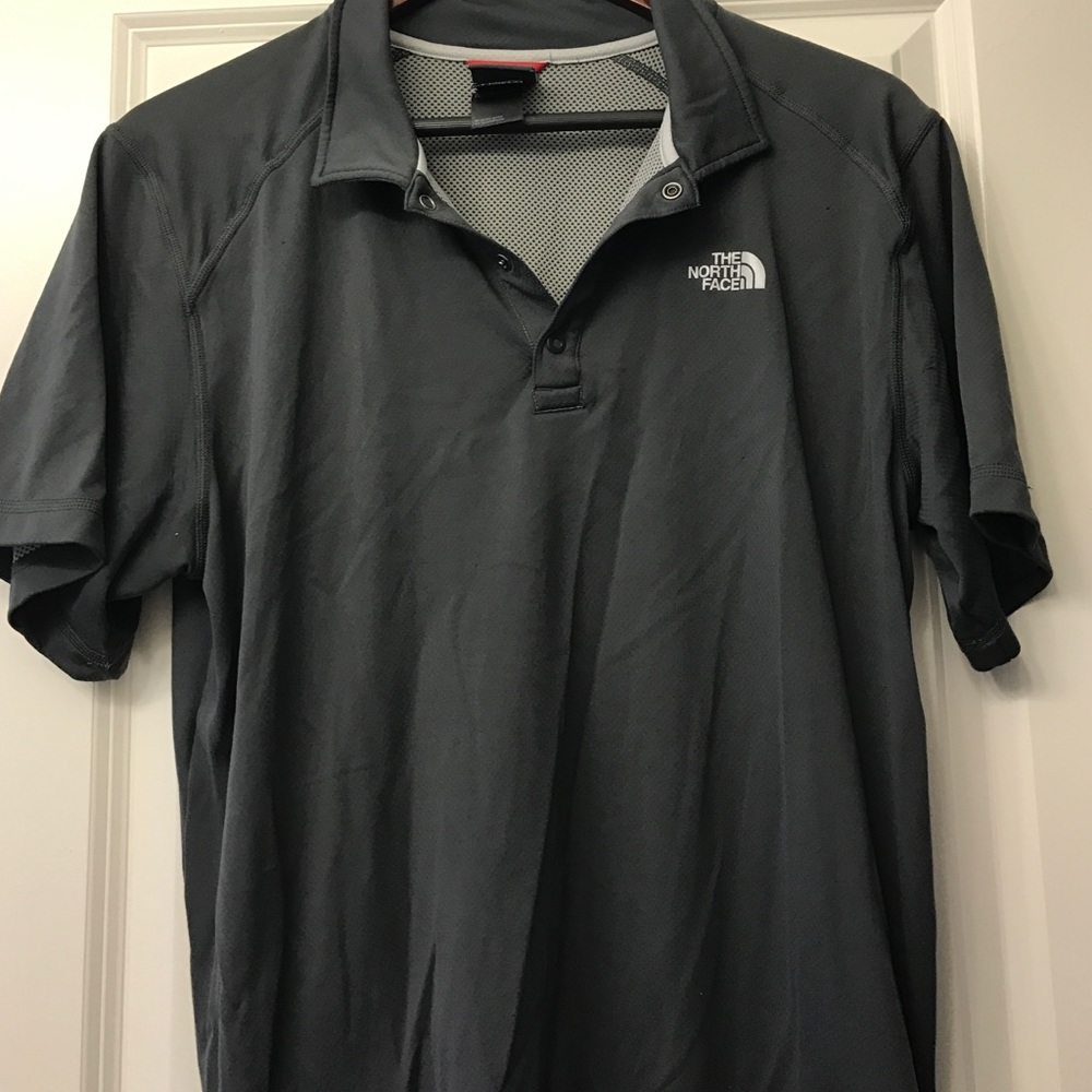 The North Face grey golf polo