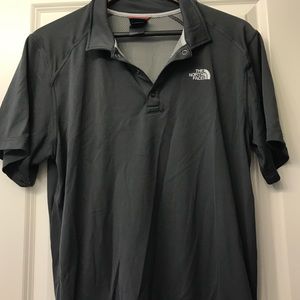 The North Face grey golf polo