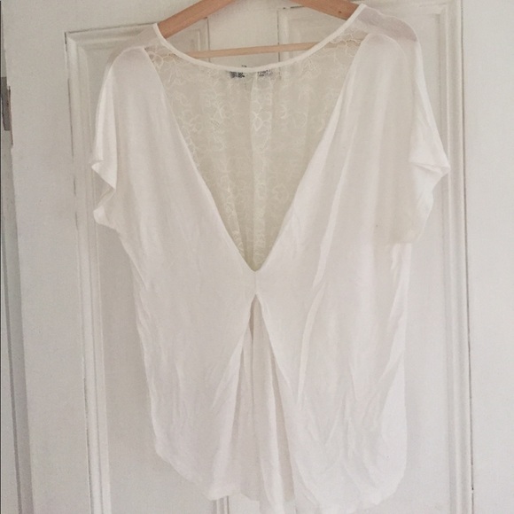 High-low lace back top - Picture 2 of 2