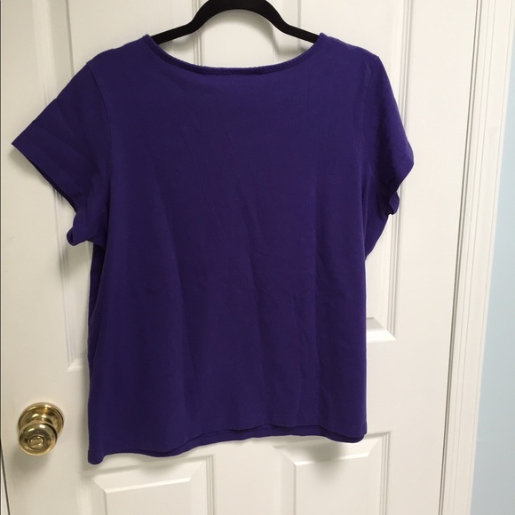 Violet keyhole top - Picture 4 of 4