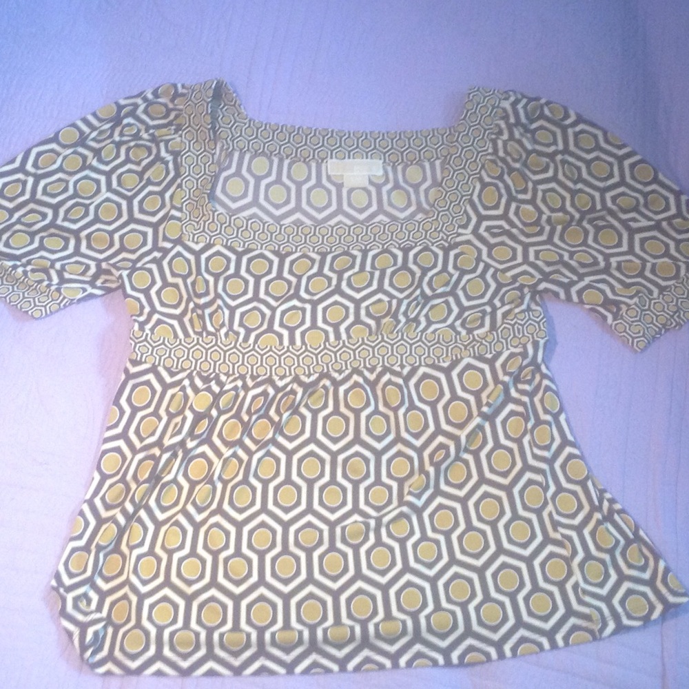 Michael Kors women's blouse short sleeve large
