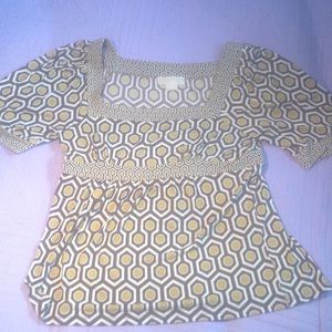 Michael Kors women's blouse short sleeve large