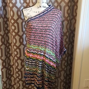 M by Missoni | Dresses | M Missoni One Shoulder Poncho Dress 4 | Poshmark