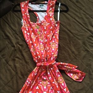Hot pink dress