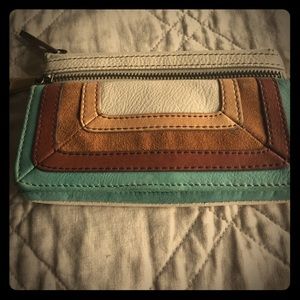 Fossil leather wallet