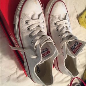All white converse