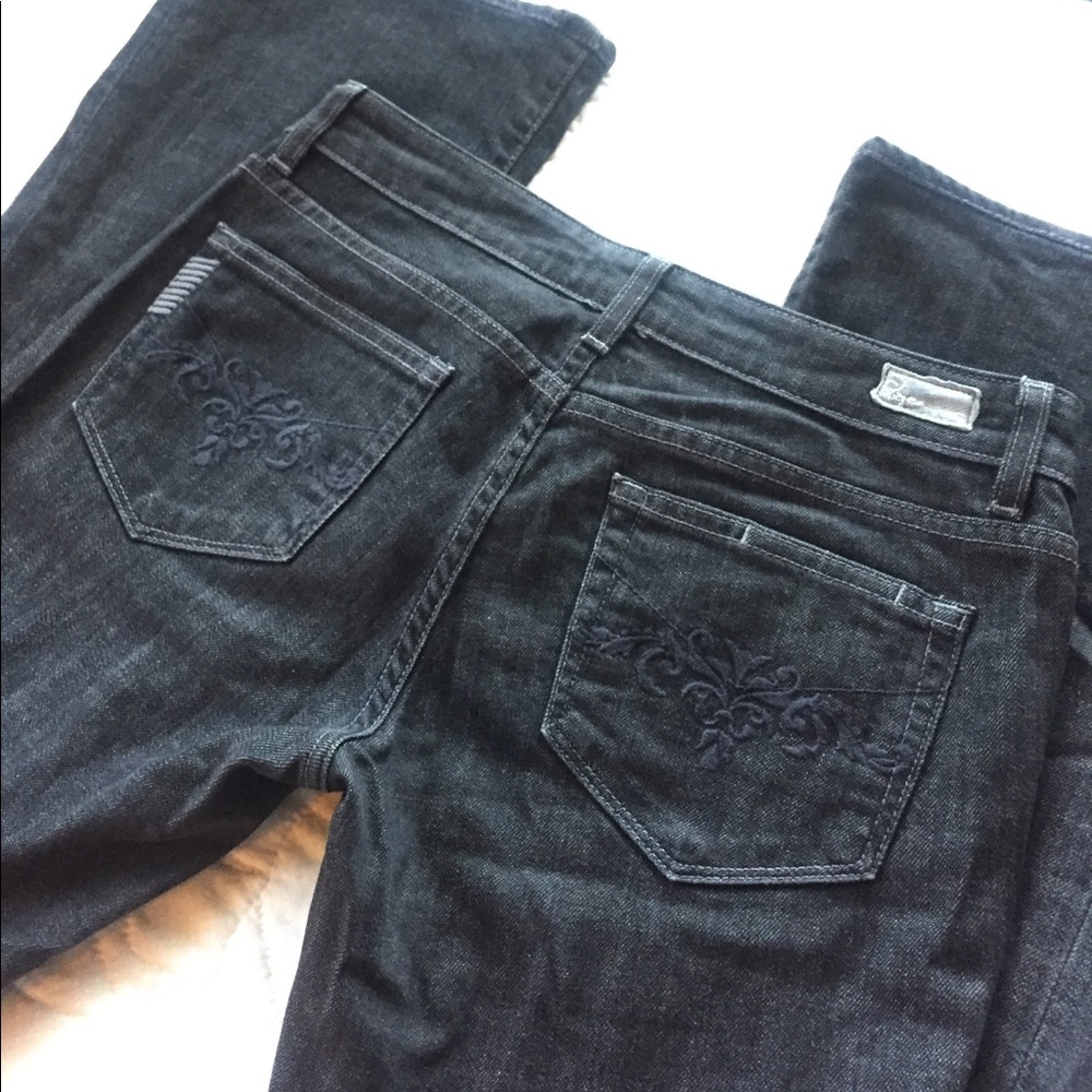 Black Paige Jeans 28 Straight