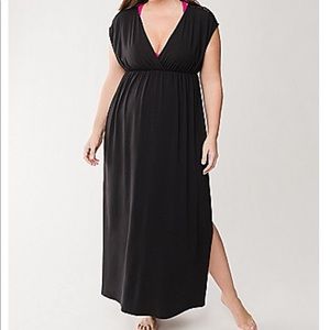 Lane Bryant Black Swimsuit Cover-Up Sz 26/28