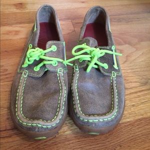 Women's twisted x leather slip ons